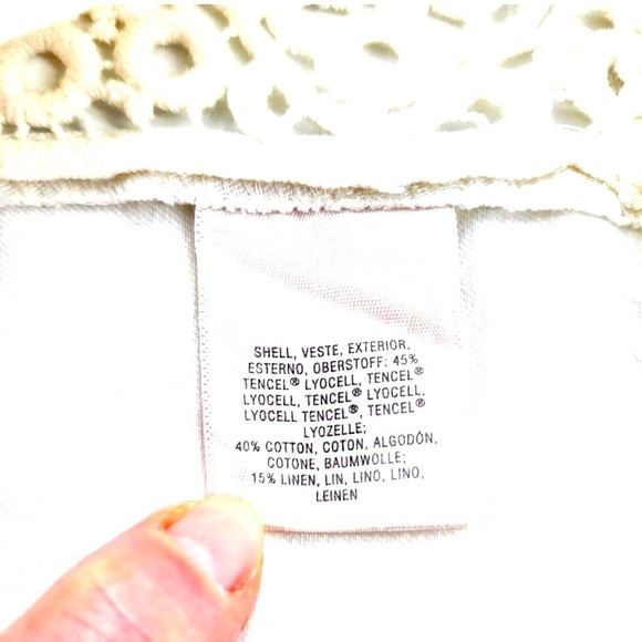 HD in Paris white top with cotton lace design. - Picture 6 of 6